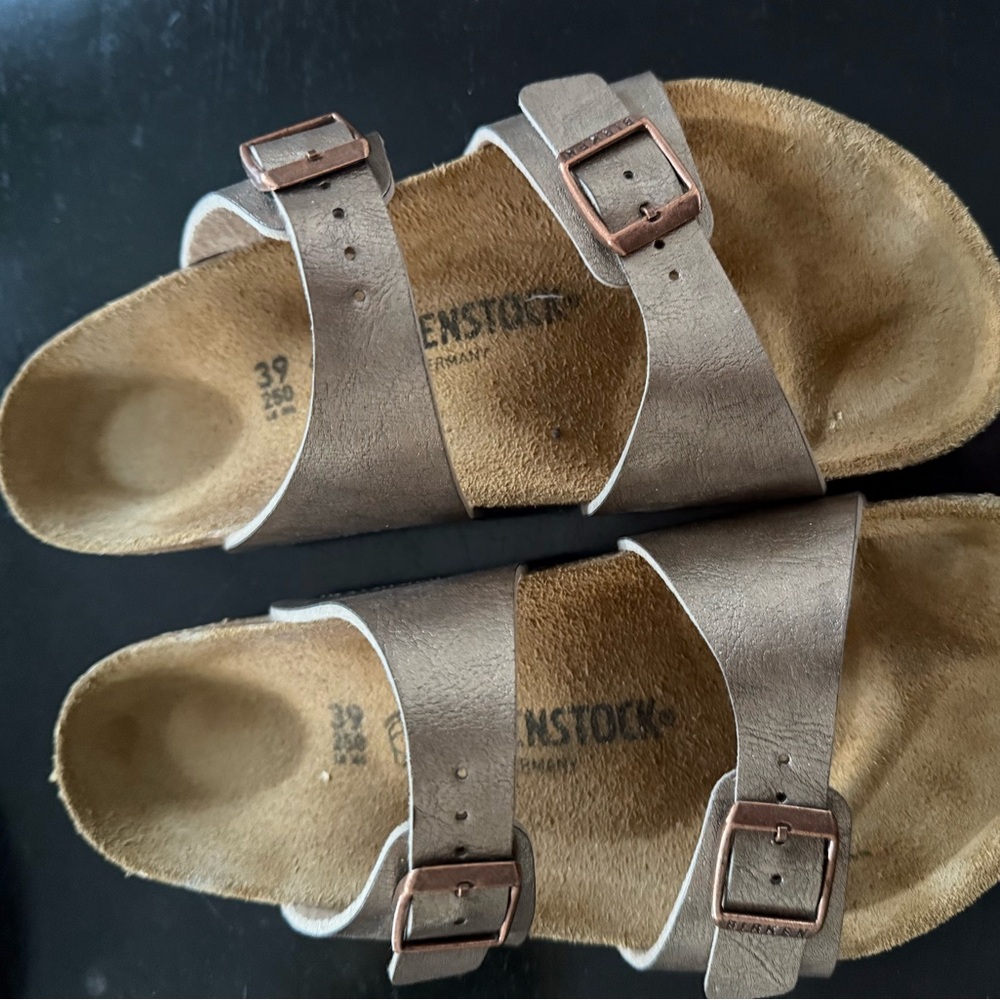 Birkenstock Women’s Arizona Metallic Sandals -Sz 8
